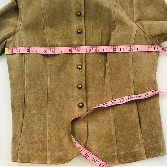 Live A Little Tan Suede Military Jacket - Picture 8 of 11